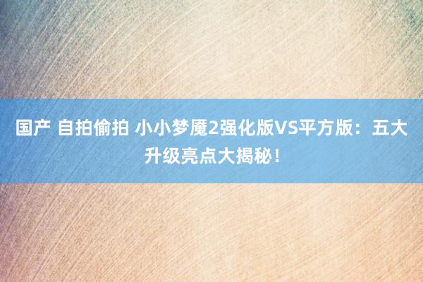 国产 自拍偷拍 小小梦魇2强化版VS平方版：五大升级亮点大揭秘！