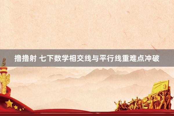 撸撸射 七下数学相交线与平行线重难点冲破